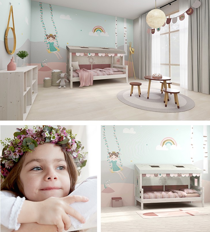 在FLEXA芙莱莎布艺树屋中读绘本是怎样的体验?