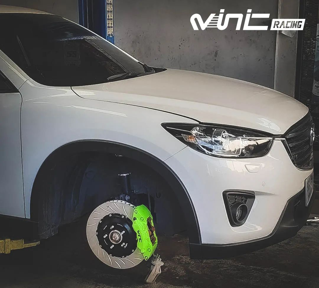 马自达CX-5刹车改装升级VINIC街道版六活塞鲍鱼套装