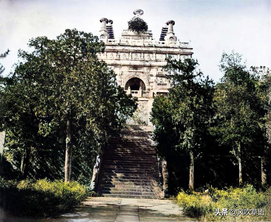 北京西山碧云寺老照片,北京碧云寺老照片
