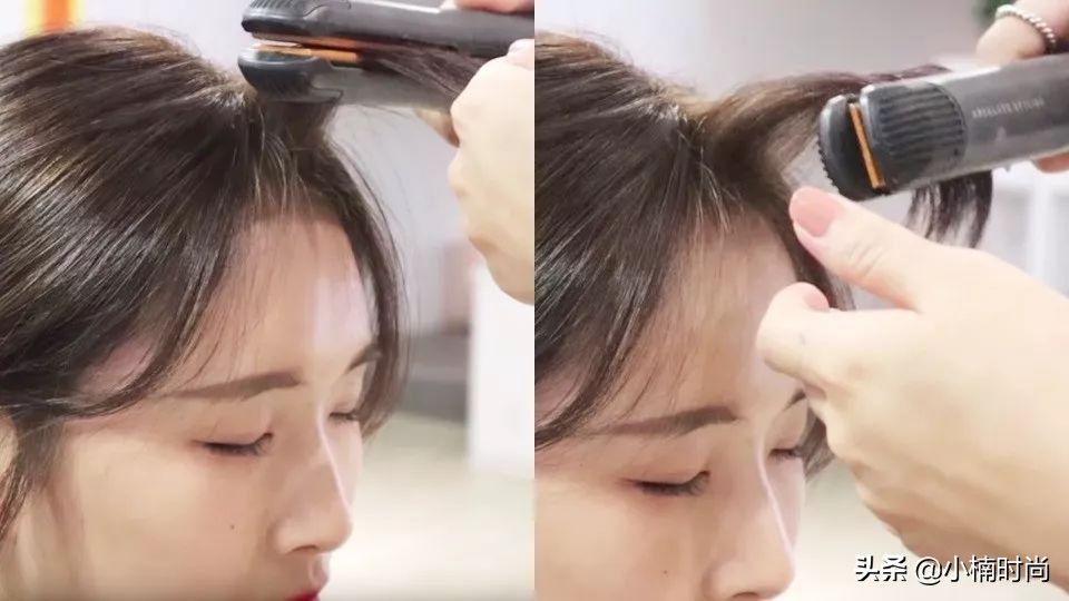 空气刘海该怎么秒变八字刘海,韩式氧气刘海