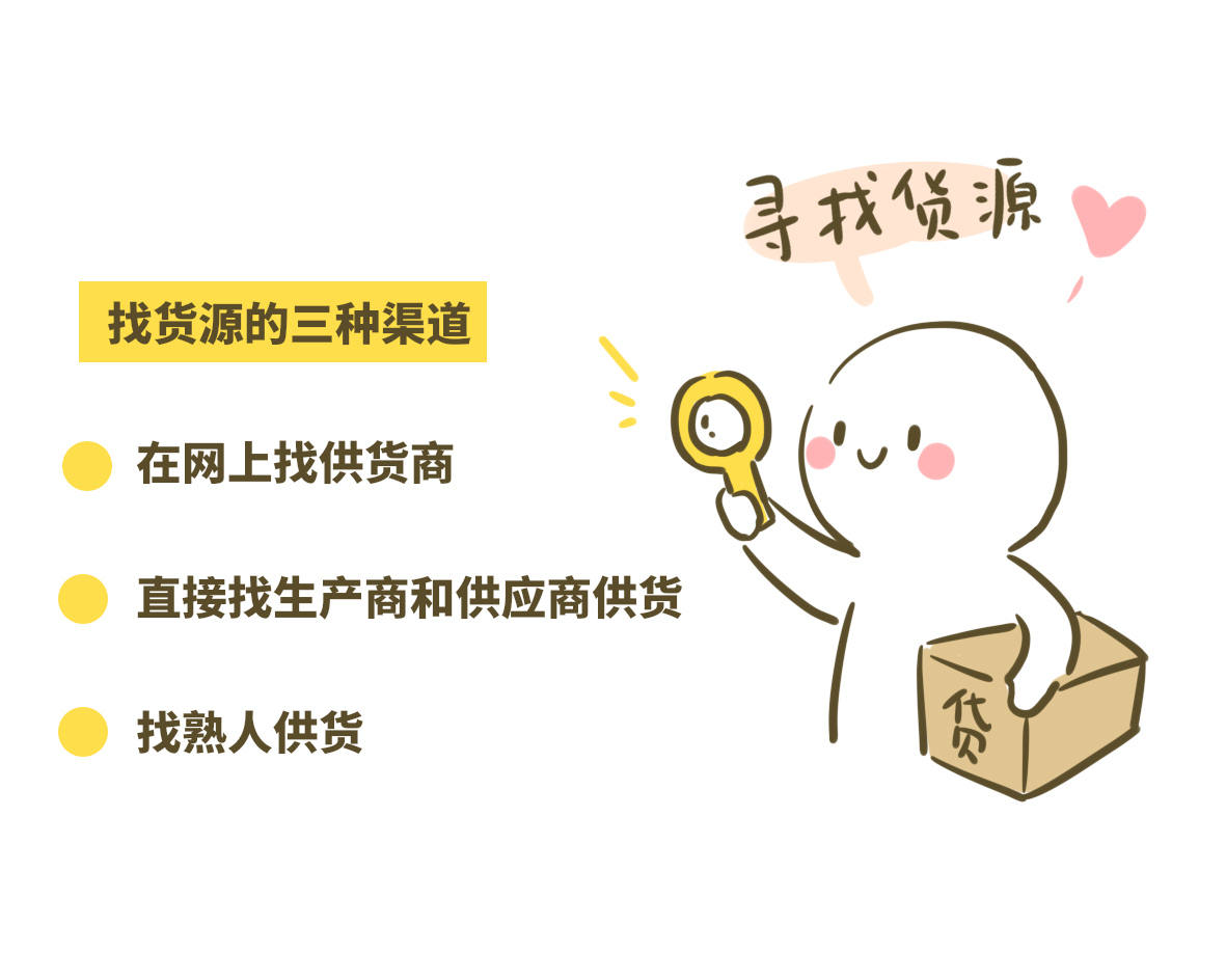 创业找货源最简单的方法,新手开店怎么找到优质货源