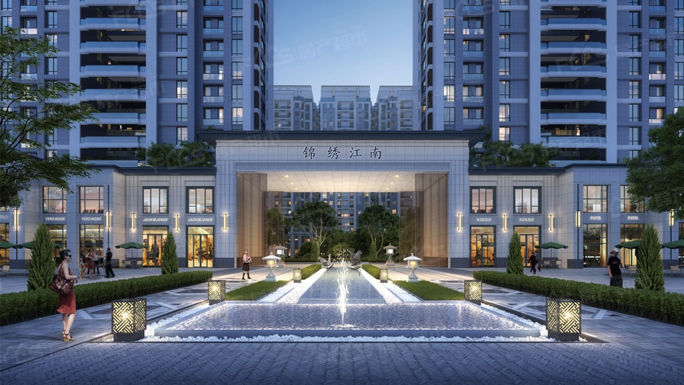 锦绣江南103平米中西户户型图,城央品质美宅