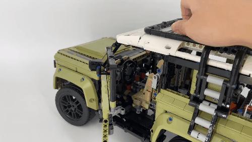 乐高路虎42110拼装详细过程,乐高路虎42110