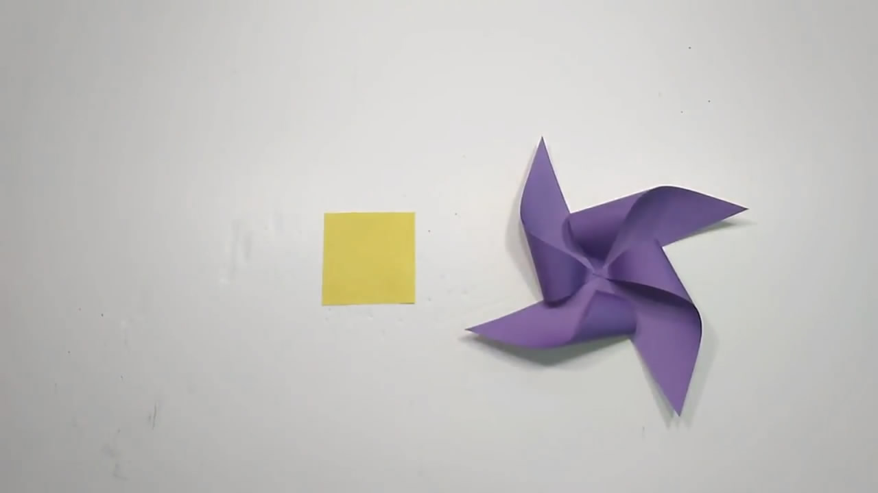 80后纸风车怎么做,90后风车手工制作