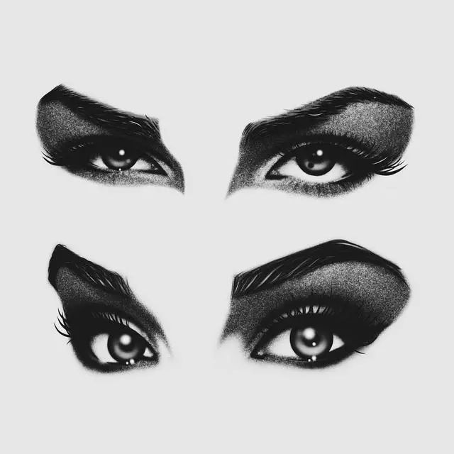 各种眼睛画法大合集,各种眼睛的画法教程容易记