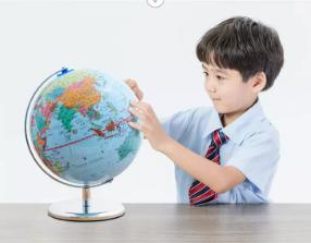 看地球仪了解世界各地,地球仪带我们看全球各地
