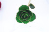 烤漆镀金玫瑰花深绿色送闺蜜送老师独特精美礼物