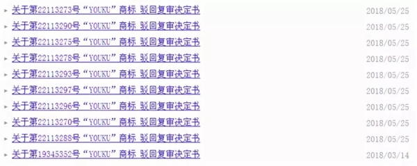 当优酷申请商标“YOUKU”碰上“佑酷YOUKU”