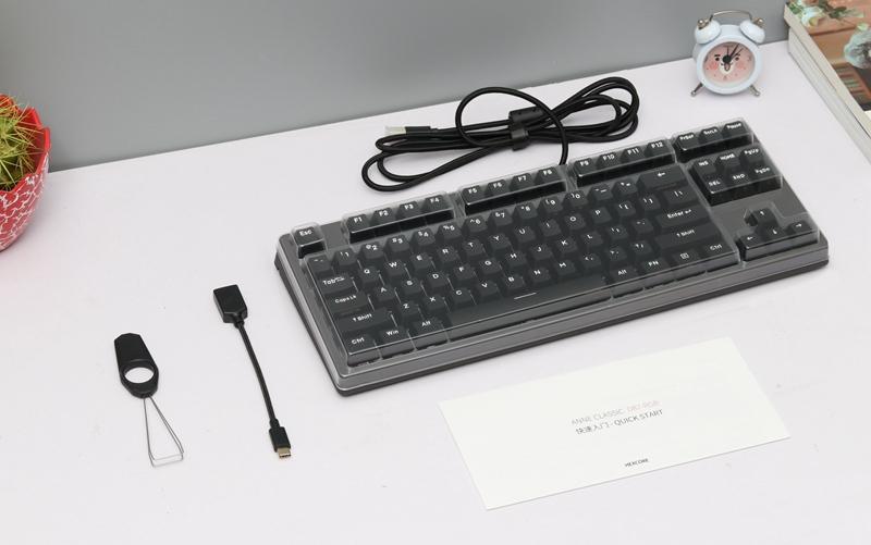 高性价比87键，手感出色HEXCORED87RGB机械键盘体验