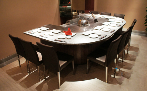 铁板烧桌子多少钱一台,出售铁板烧桌子