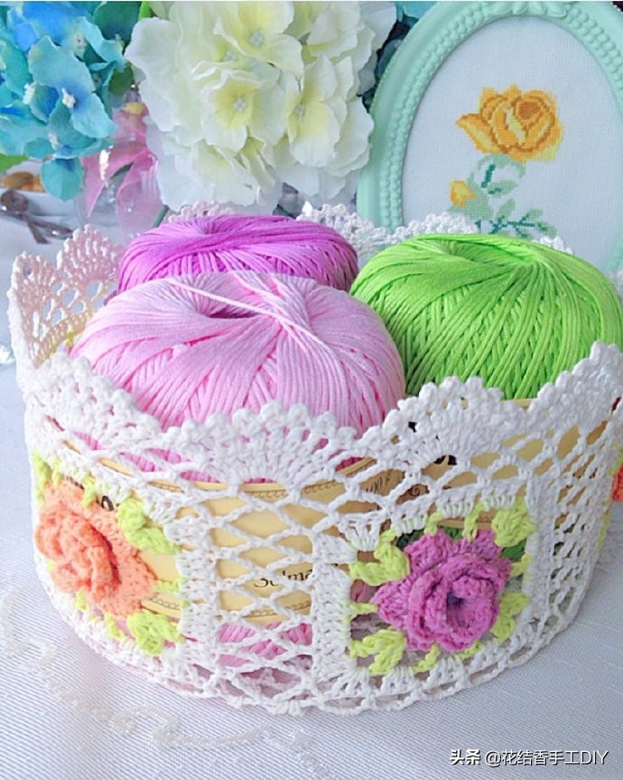 毛线编织少女视频教程,少女心满满的毛线手工制作