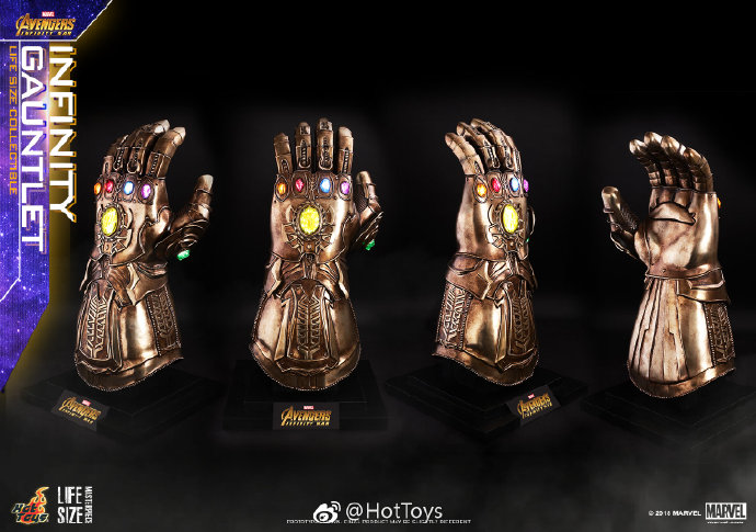 复联三灭霸无限手套模型,hottoys灭霸无限手套怎么装