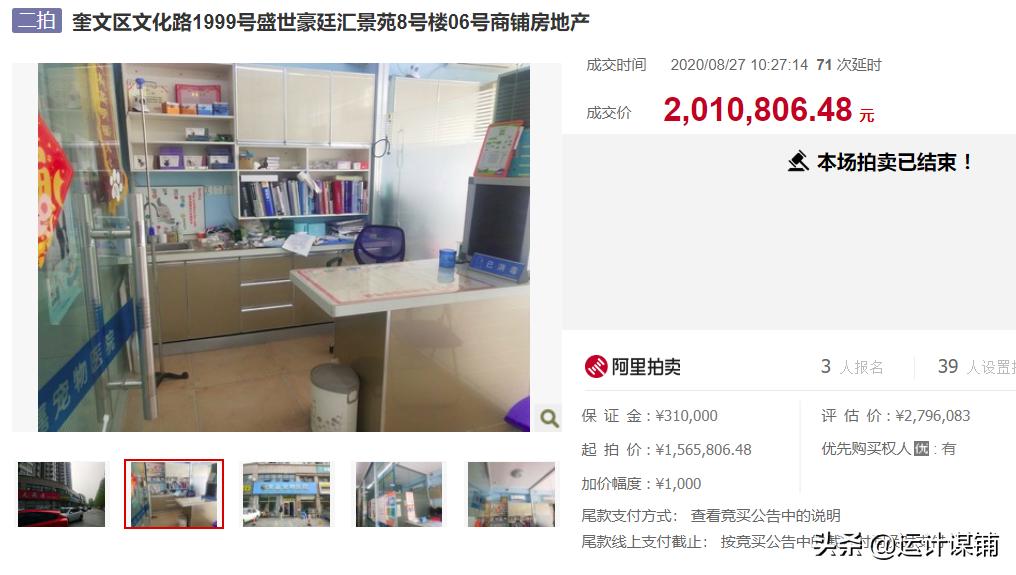 潍坊法拍商铺税费 (法拍房销售潍坊)