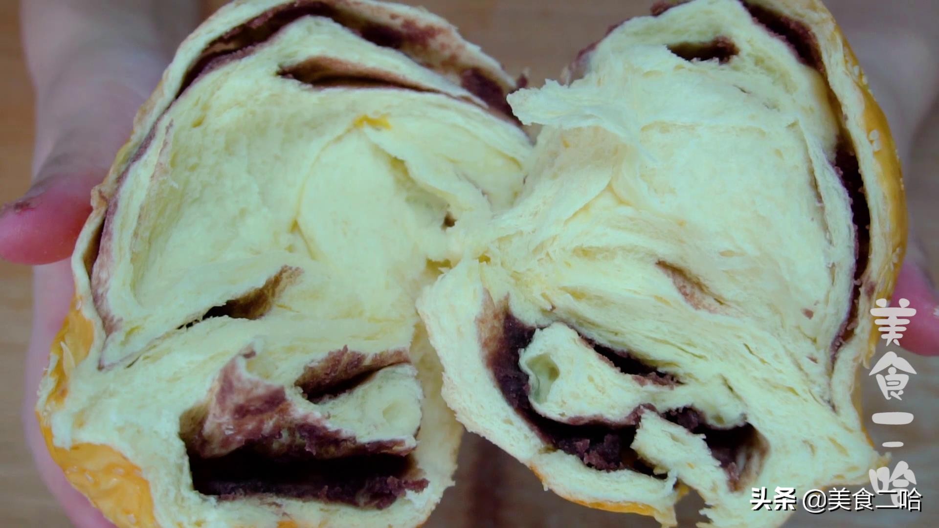 蒸面包不塌不回缩的诀窍,家里没饭了做个饼