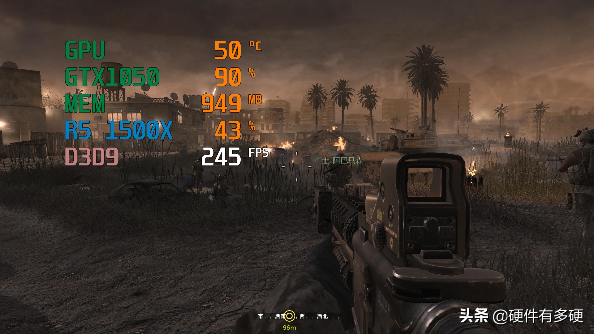 游戏中显示占用率和帧数的方法,游戏如何显示硬件占用和帧率数据