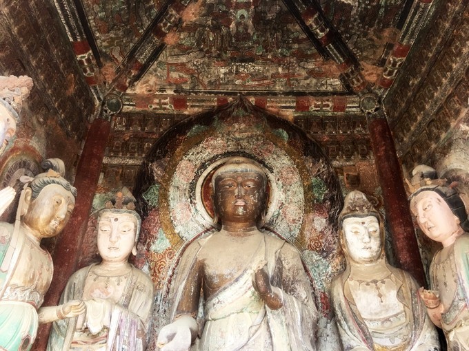 天水麦积山石窟是四大石窟吗,中国四大石窟麦积山风景区