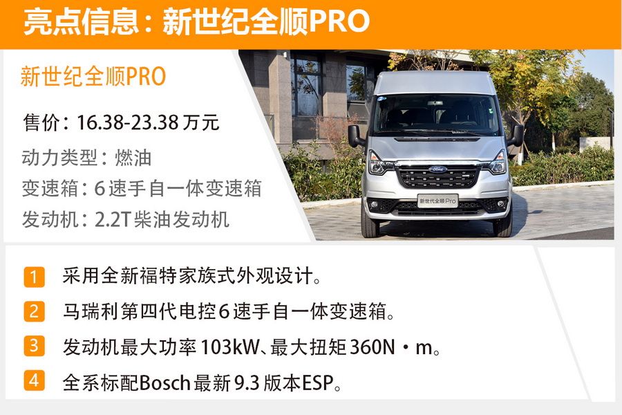 福特全顺新世代pro,新世代全顺pro新车动力不足