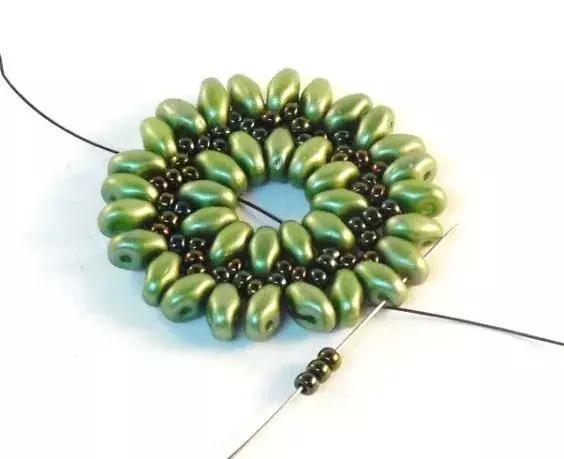 串珠春夏秋冬教程,串珠教程一根线