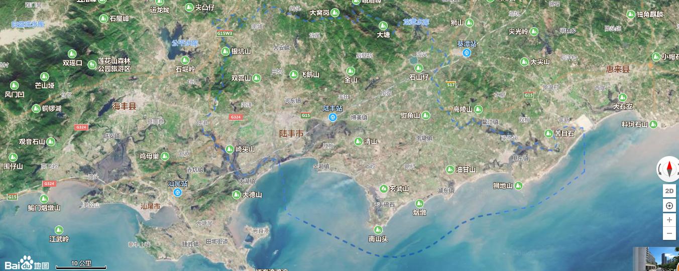 汕尾市陆丰市地图高清,陆丰市详细地图