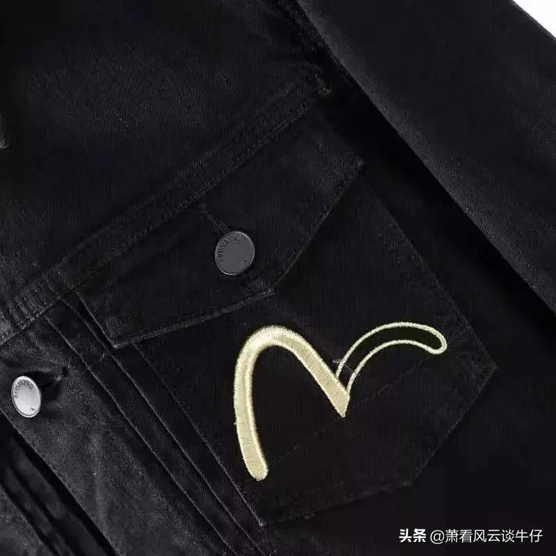 evisu刺绣夹克修复,evisu牛仔夹克手绘