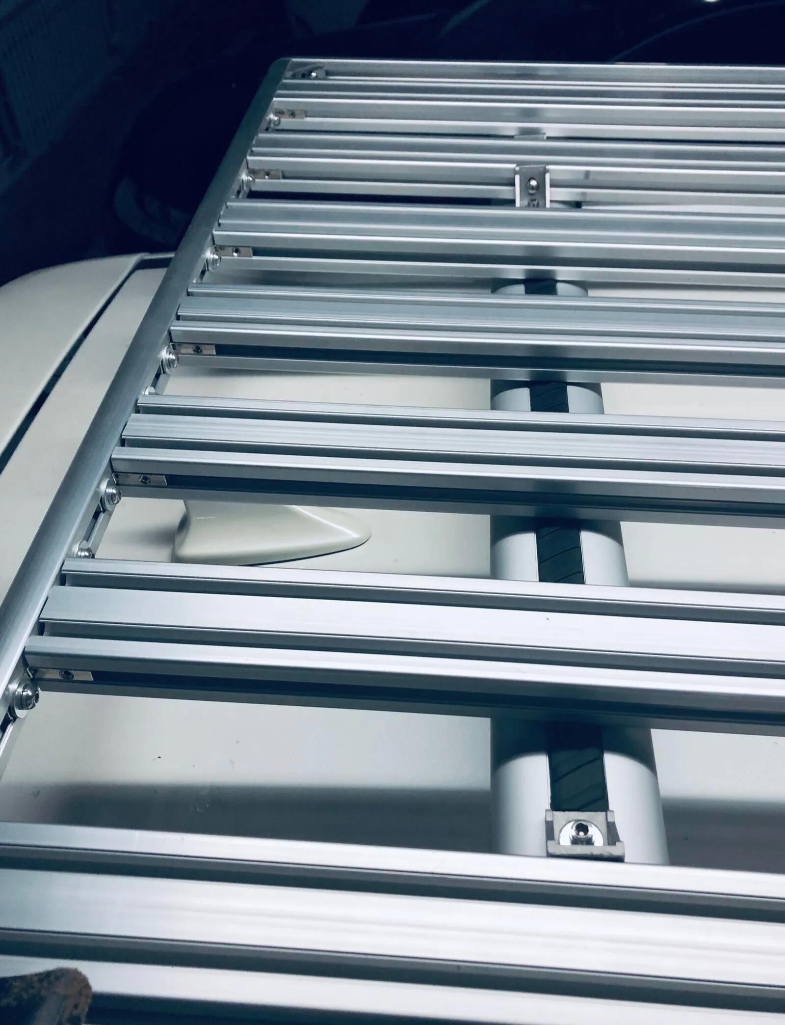 自己制作车顶行李架卡扣,自制车顶不锈钢行李架效果图