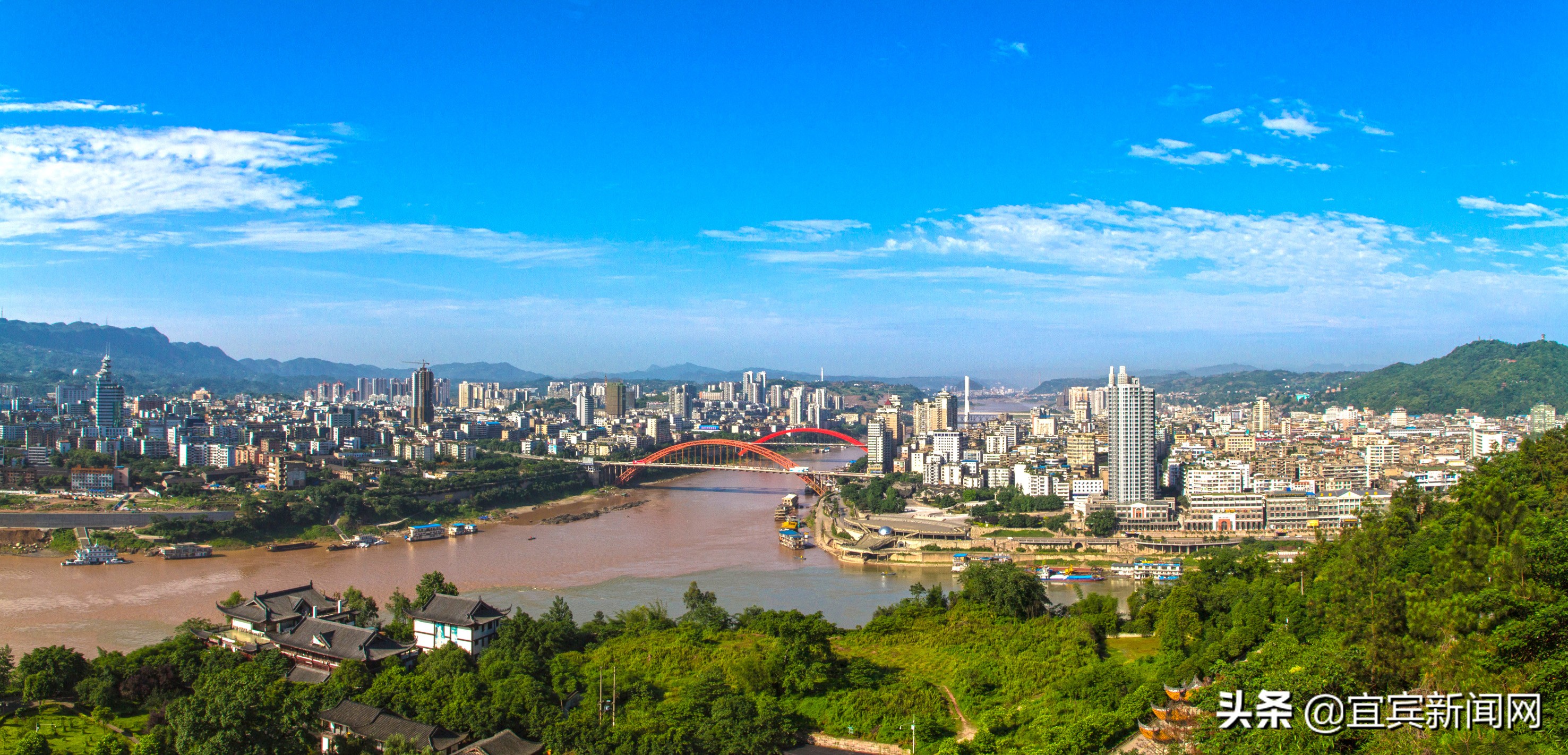 推门见绿开窗见园宜宾城市生活就是这样美好