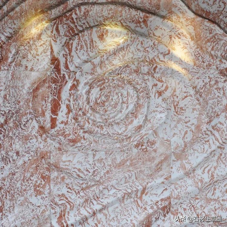 最好看的红色大理石,红色大理石楼梯效果图