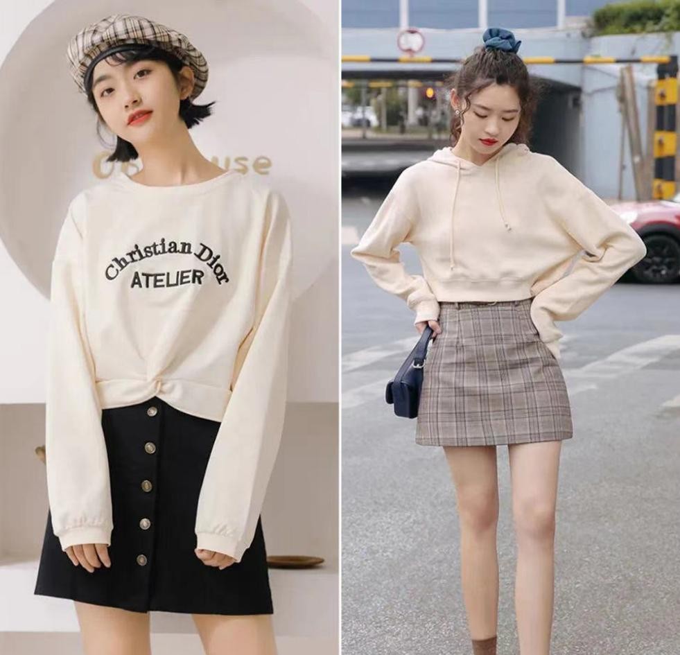 卫衣连帽装搭什么鞋好看,小个子穿连帽卫衣还是圆领