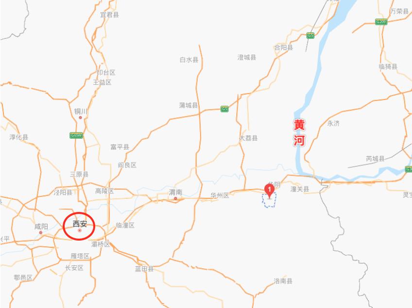 华山地图高清版攻略,最全华山攻略地图