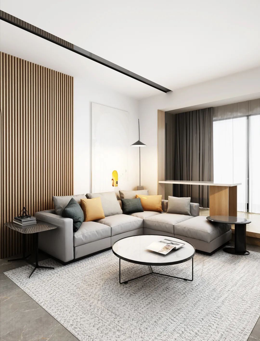 长城板轻奢背景墙弧形,长城板背景墙效果图