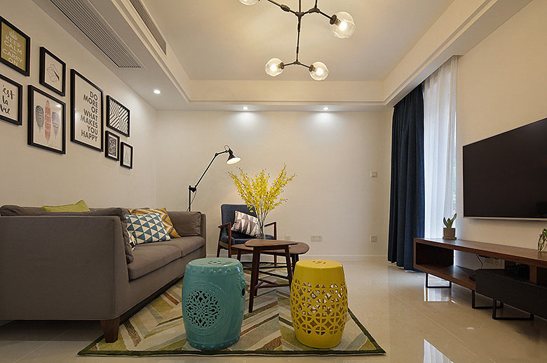 89平方三室两厅北欧风格装修