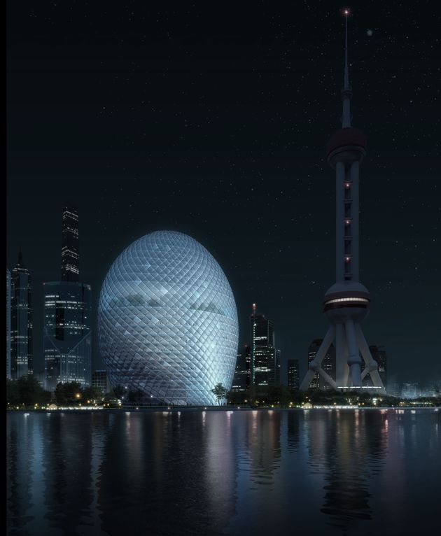 异形建筑效果图,异形建筑平面