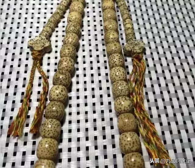 串珠子单绳打结方法慢动作,108颗珠串怎么穿绳打结