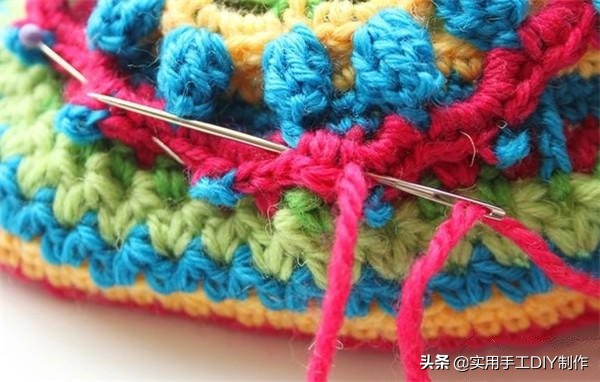 手工钩鞋编织图案符号讲解,民族风鞋子钩织编织教程