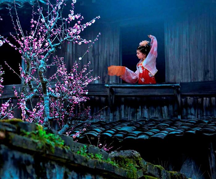 文房四宝产地歙县~盆景徽剧之乡~高山土楼梯田