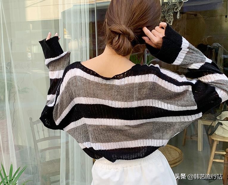 编织秋季毛线,春季毛衣编织教程简约款