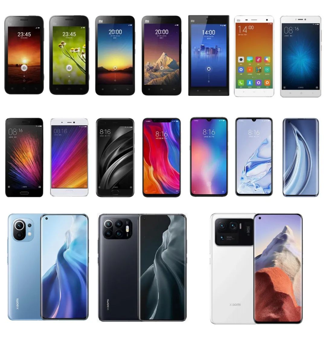 小米手机发展史大全,小米手机十年经典回顾你用过几款