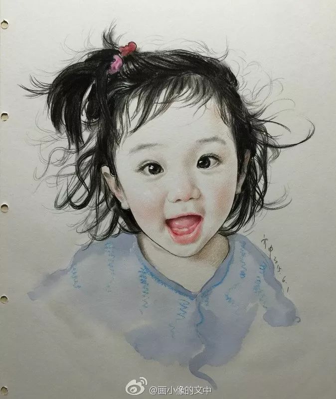 比起打印画,美院毕业的他,笔下这种彩铅水彩画才好看哭了~