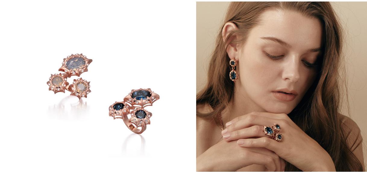 2019流行珠宝搭配,同色系搭配更显高级感珠宝