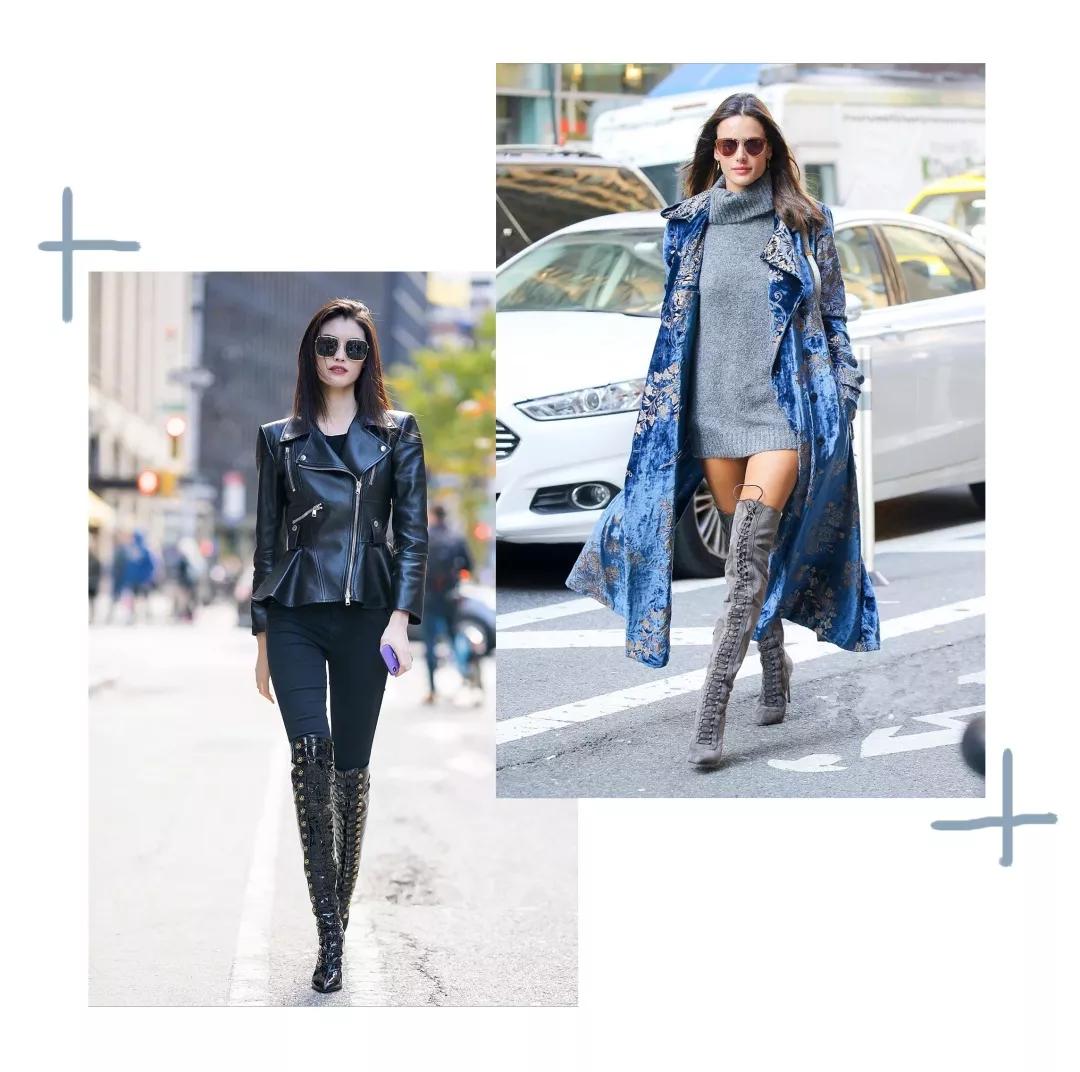 今年的靴子一言难尽,今年靴子流行高跟还是低跟