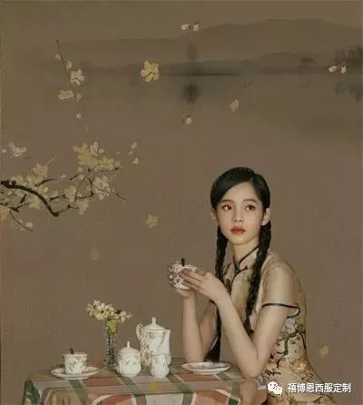 中国女孩儿穿旗袍妙不可言,旗袍所拥有的东方韵味