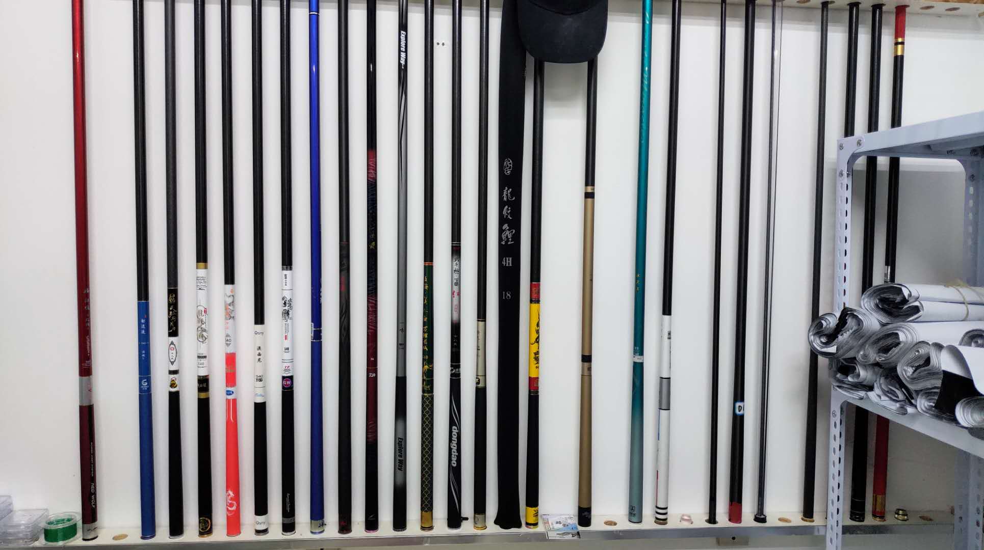 各种调性鱼竿测试,鱼竿测试实验