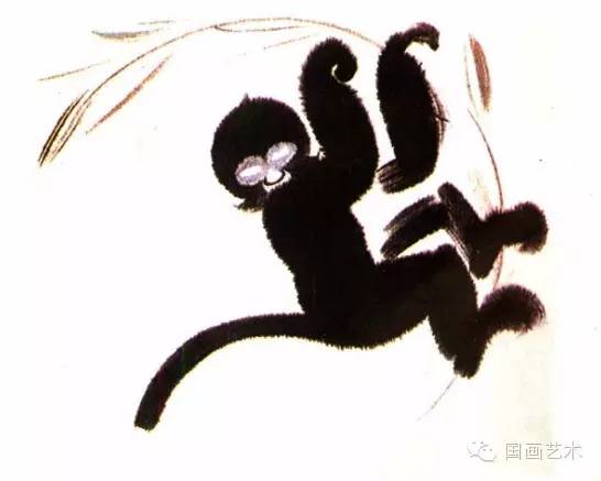韩美林作品猴,韩美林画猴子视频教程