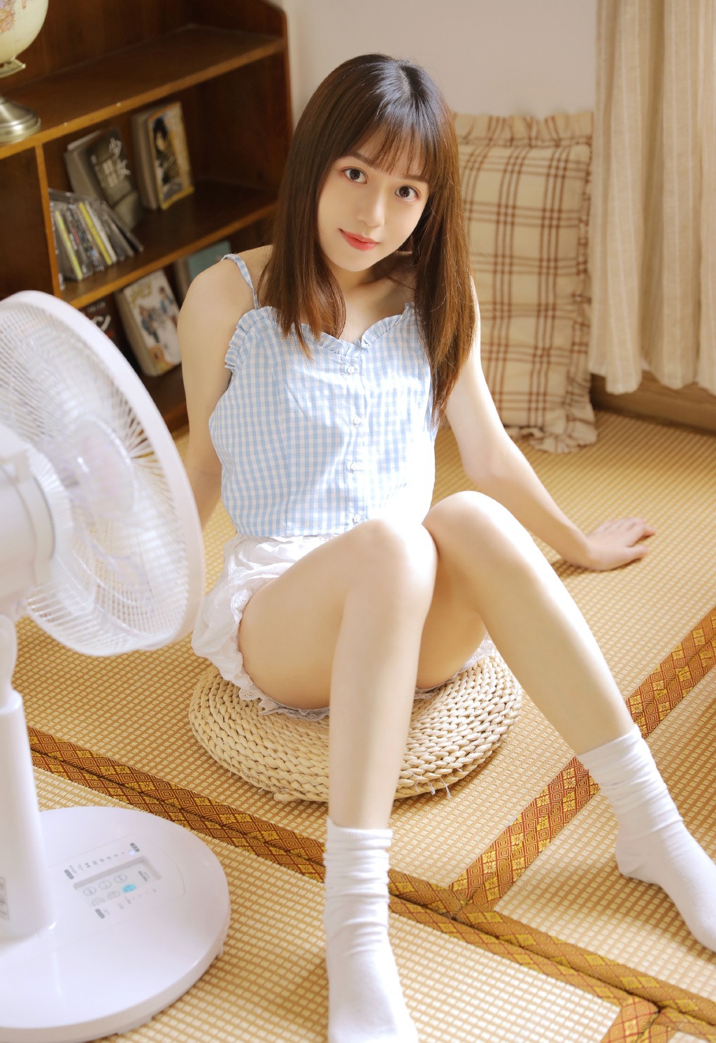 夏日元气少女日系写真照,日系元气美少女清新居家写真