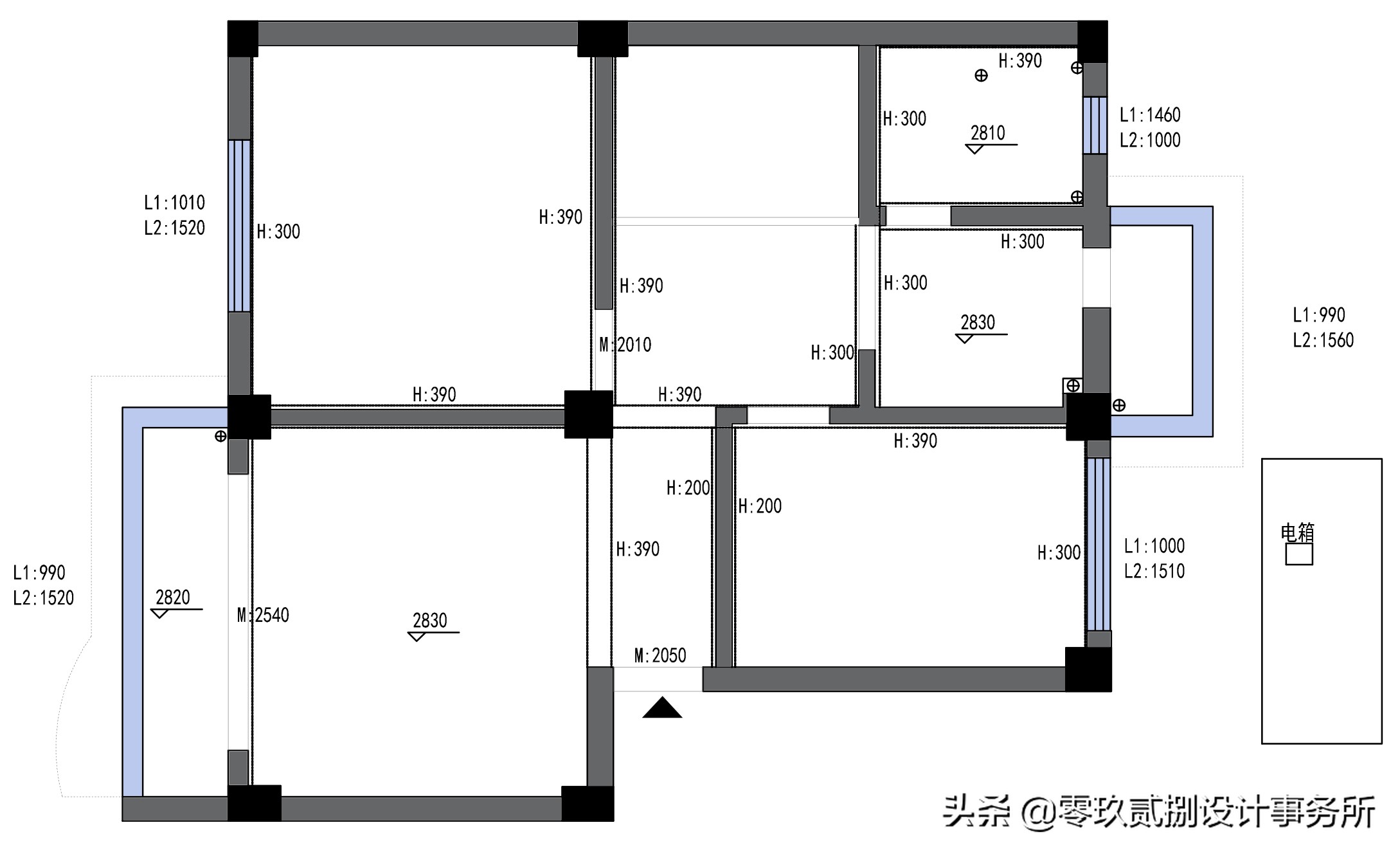 「零玖贰捌设计」65㎡“老破小”格局全改,变身阳光明媚小清新