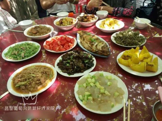 昌黎葡萄沟清泉山庄民宿农家院,北戴河海滨农家院住宿