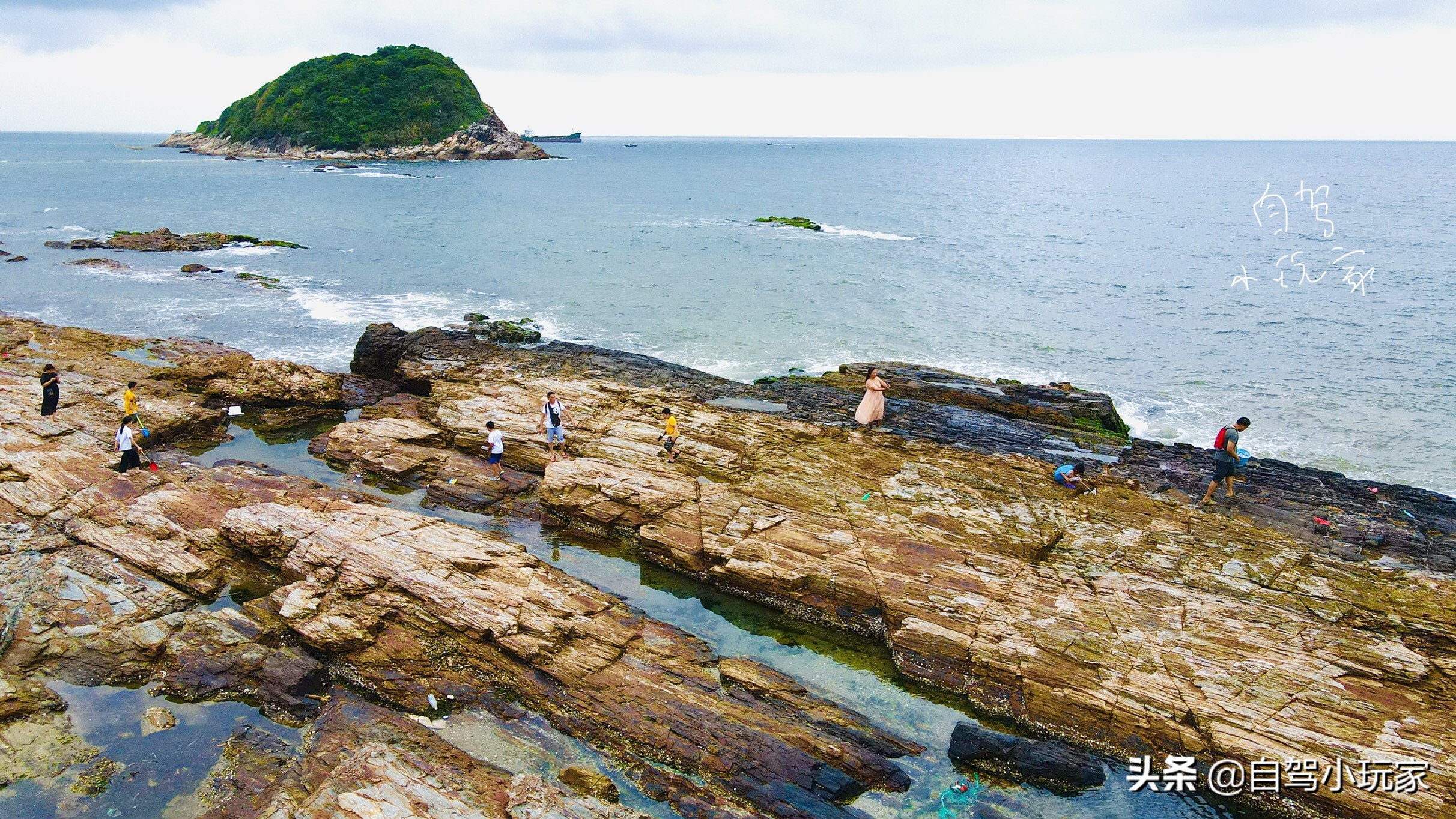 惠州最美礁石海滩,惠州最干净的沙滩推荐