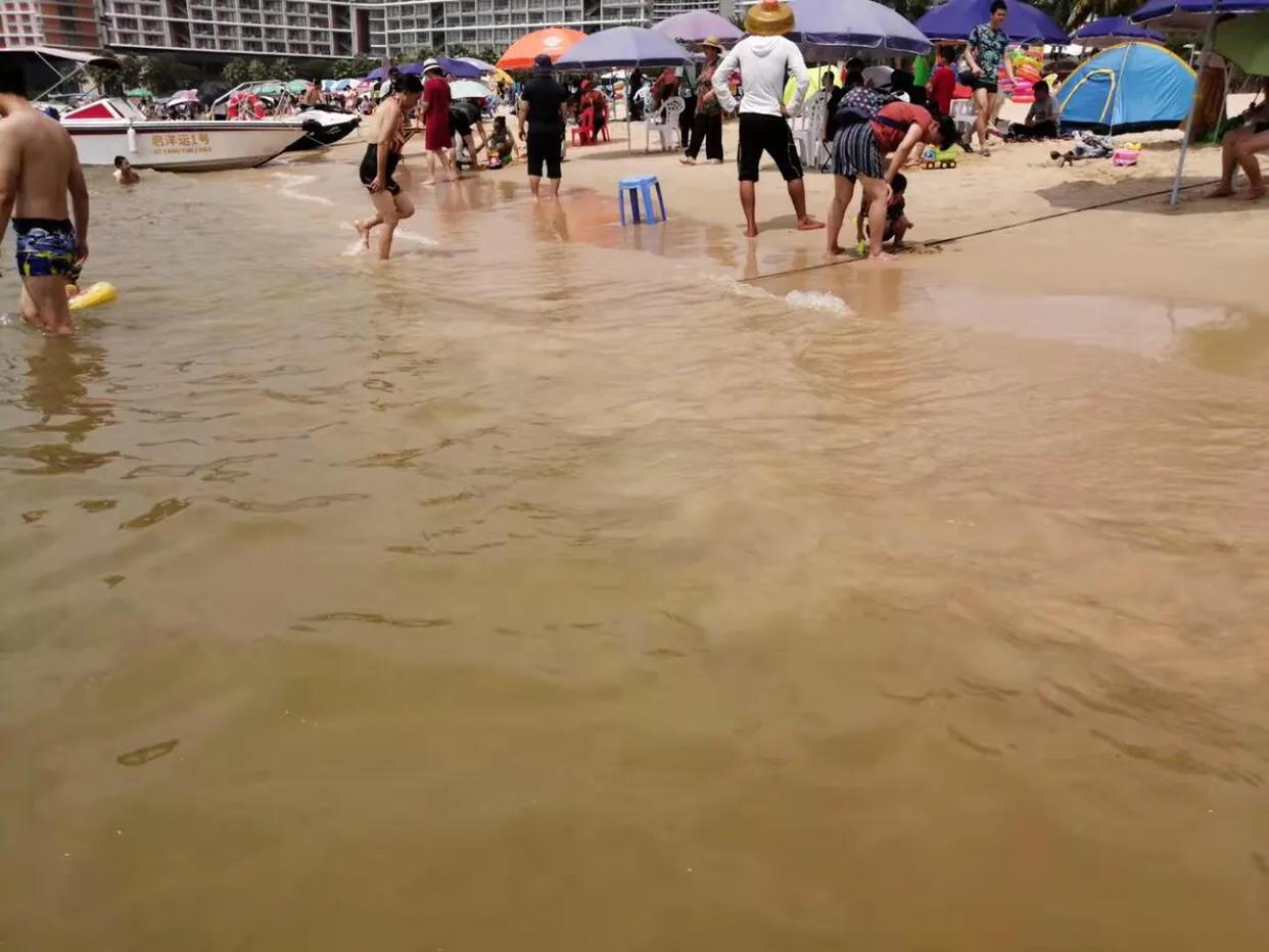 华润小径湾海滩,华润小径湾海边退潮时间