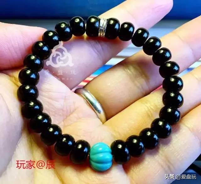 文玩桃核手串包浆玉化完图,盘玩包浆最快的手串