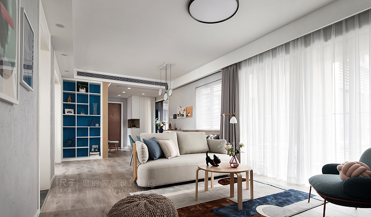 没有沙发墙的房子怎么设计好看,省钱设计房屋